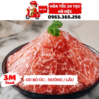 Gù bò Úc Thái nướng / lẩu Khay 500gr [ Hỏa tốc tại Hà Nội ] 3M FOOD GS