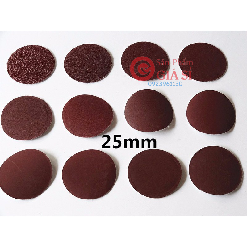 Bộ 100 tờ giấy nhám đĩa siêu mịn 1 inch ❤️freeship❤️