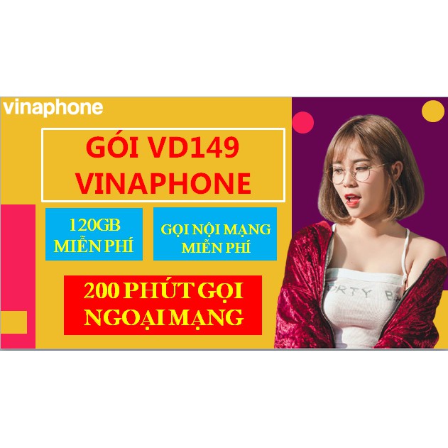 SIM 4G Vinaphone DATA SIÊU KHỦNG 120GB/Tháng