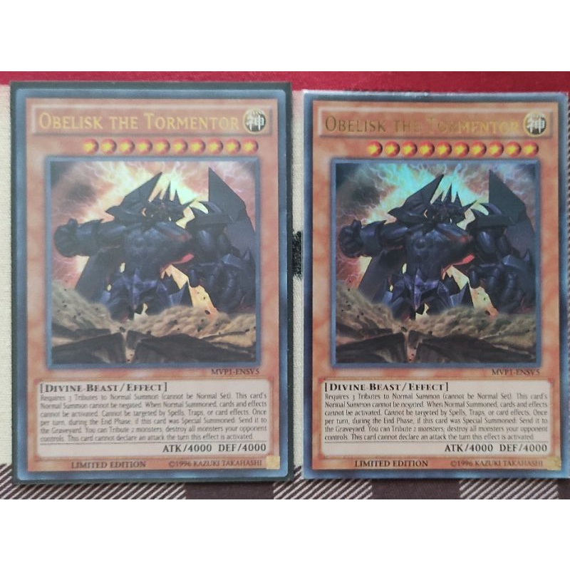 Lá thẻ bài yugioh: Obelisk the tormentor ( Tam thần Ai Cập Egyptian god)