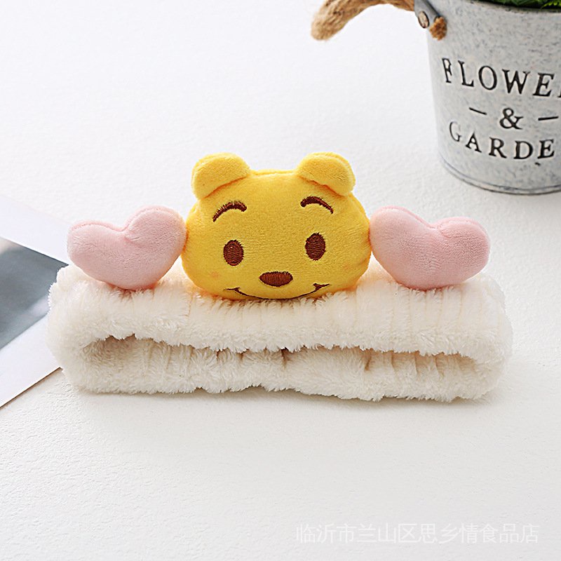 Băng Đô Cài Tóc Mặt Nạ Rửa Mặt Hình Gấu Hoạt Hình Chip 'n' Dale Nhồi Bông Dễ Thương Cho Bạn