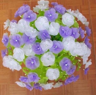 Hoa lụa cánh tròn