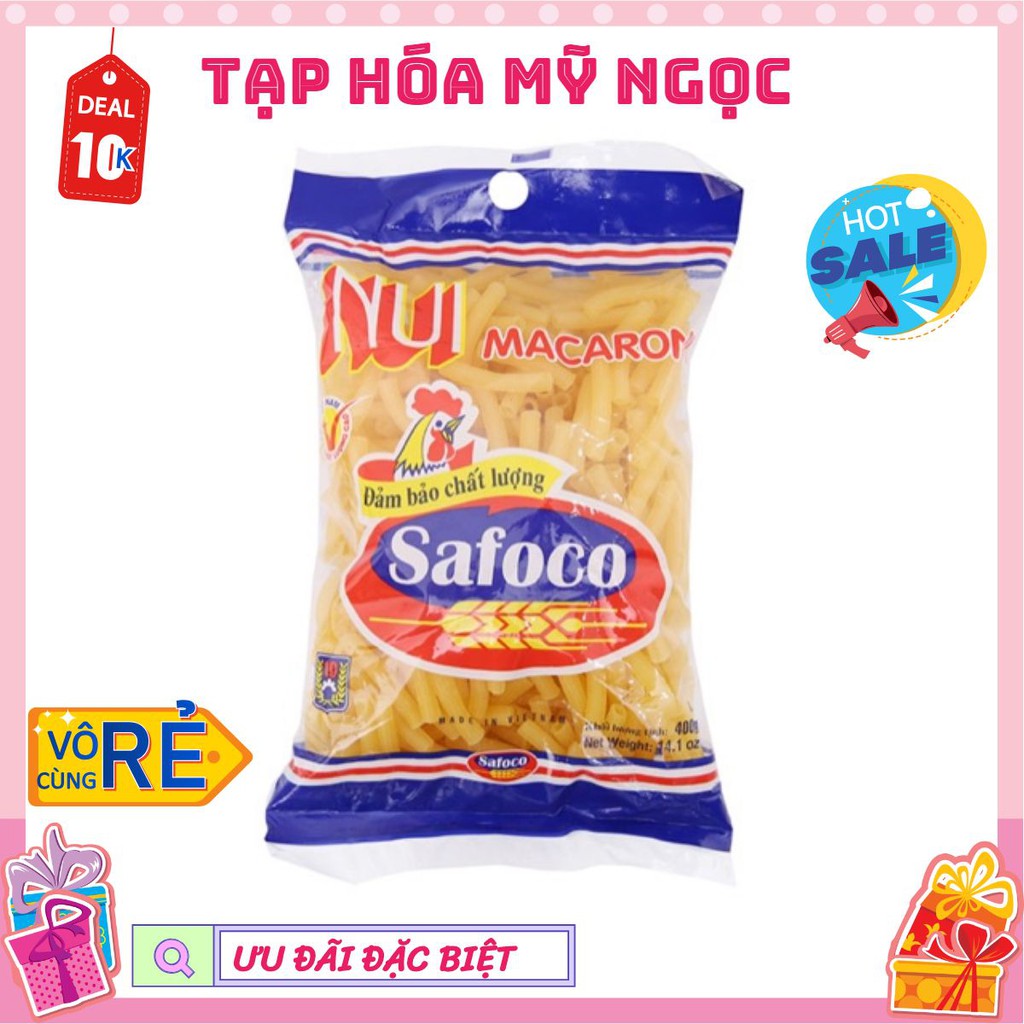 Nui ống Safoco 400g