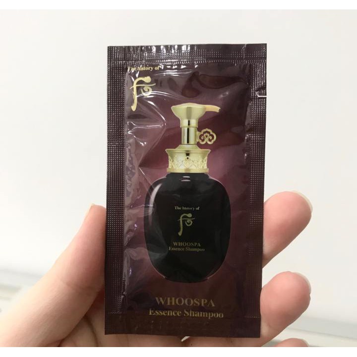 Gói Dầu Gội Đầu Whoo Spa Essence Shampoo 8ml, Chăm Sóc Tóc, Lưu Giữ Được Mùi Hương Nhẹ Nhàng Và Sang Trọng