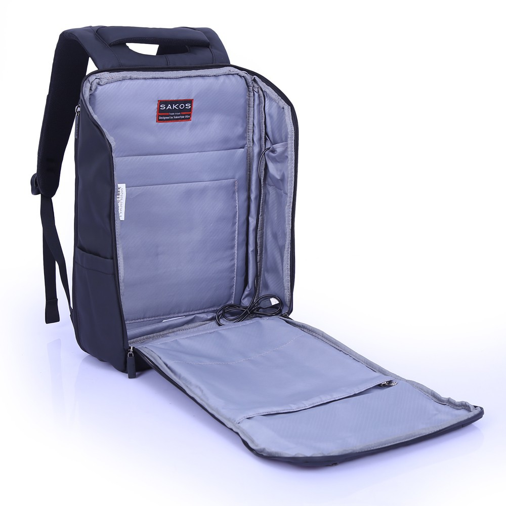 Balo du lịch SAKOS MORALE i17. Balo laptop sakos morale 15inch đến 17 inch bảo hành 5 năm
