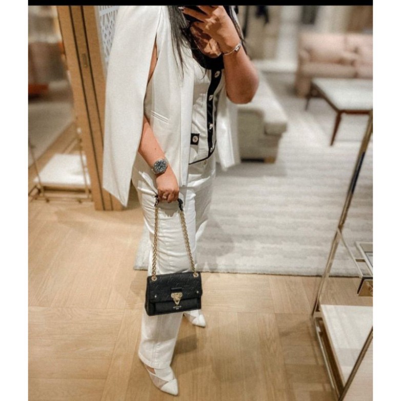 Túi xách  LV vavin da đẹp kèm dây xích đeo vai kèm hộp nam châm