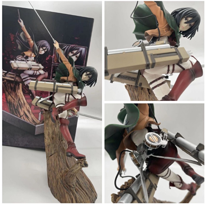 Mô hình Mikasa Ackerman chiến đấu - Attack on titan
