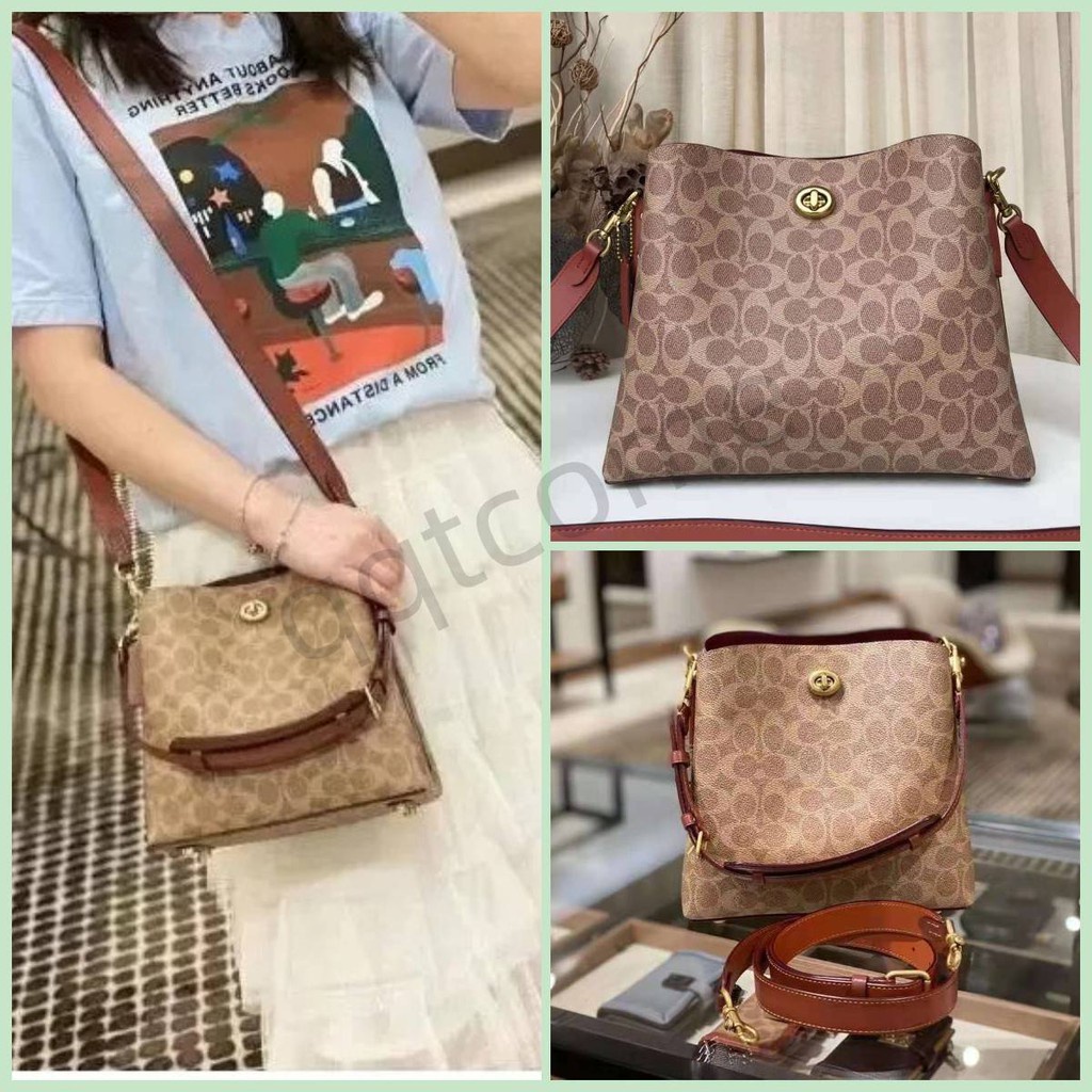 COACH 3890 2745 Women Bags Brown Bag Shoulder Messenger Bag Fashion Handbag Big Bag Small Bag Wild Trend