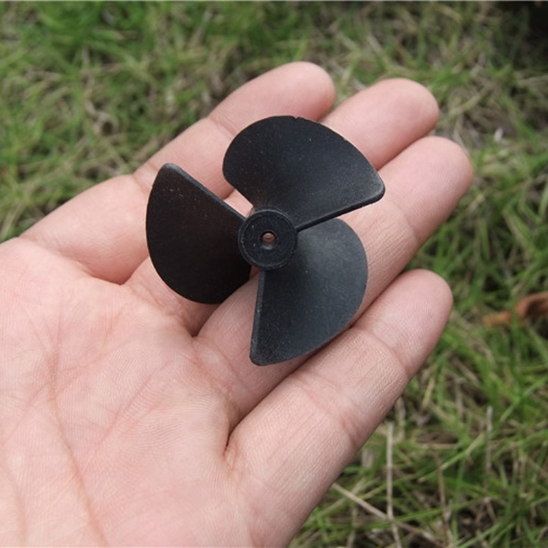 Cánh quạt đồ chơi 3 cánh bằng nhựa đường kính 40mm màu đen