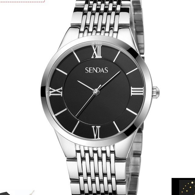 ĐỒNG HỒ NAM SENDA 8024 DÂY THÉP CAO CẤP, KHÔNG GỈ