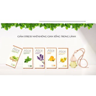 Tinh Dầu Khử Mùi Xe Hơi/ Treo Phòng/ Tú Áo/ Toilet/ Bếp Alice.... Sả Chanh -Bạc Hà -Ngọc Lan Tây -Cam Ngọt-Oải Hương10ml