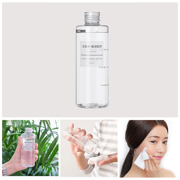 NƯỚC HOA HỒNG MUJI LIGHT TONING WATER HIGH MOISTURE 200ML