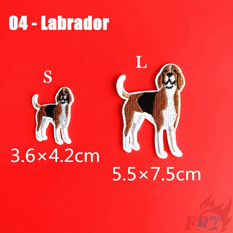 ☸ Pets：Corgi / Husky / Shiba Inu / Labrador / Hound - Dogs Iron-on Patch ☸ 1Pc/2Pcs Animals Diy Sew on Iron on Badges Patches