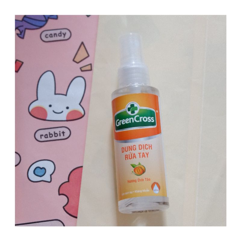 Chai Xịt Rửa Tay Bỏ Túi Mini Green Cross 70Ml Hương Dưa Táo | BigBuy360 - bigbuy360.vn