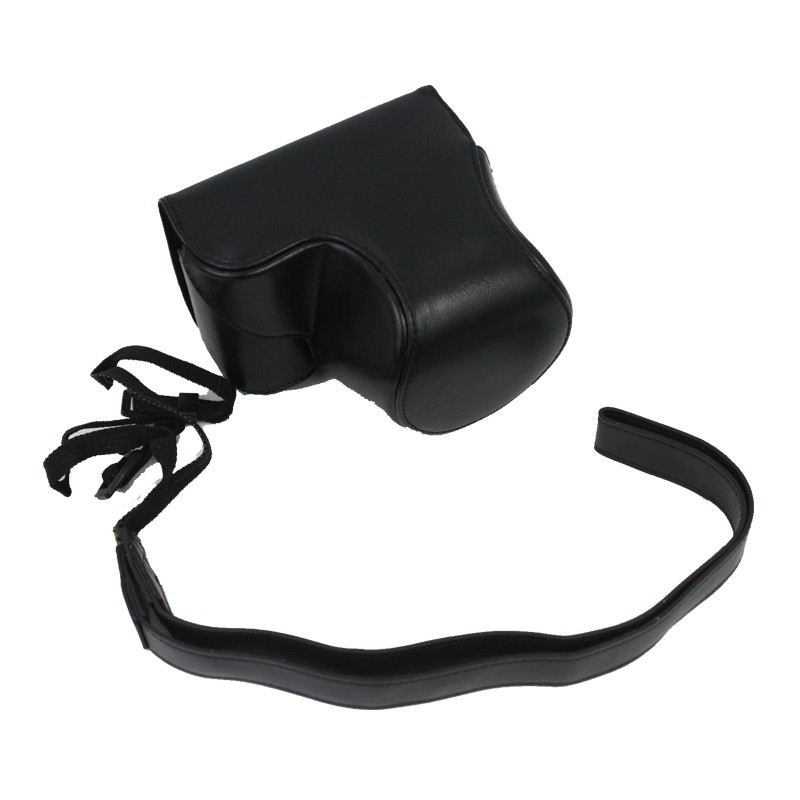 Túi Da PU Đựng Máy Ảnh Sony ZVE10 ZV-E10 ZVE10 Với Ống Kính 16-50mm