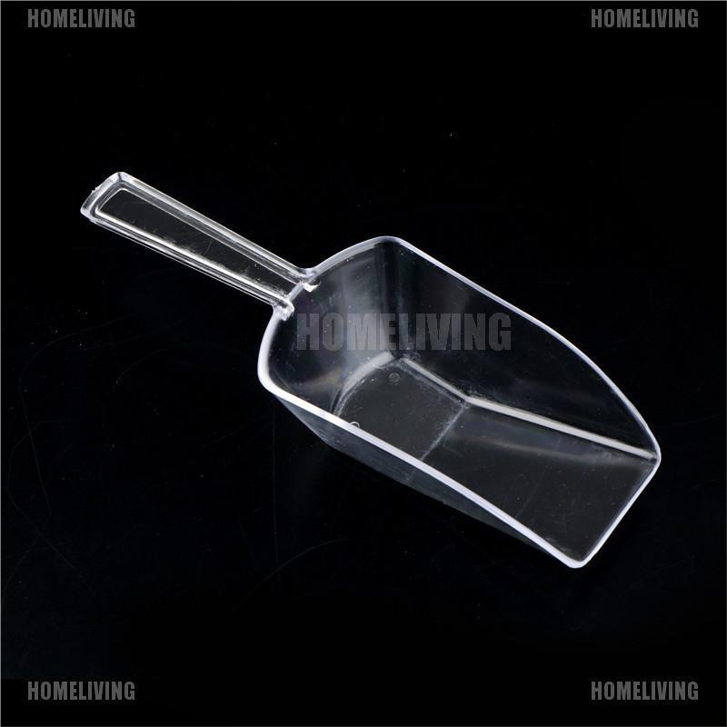 Bộ 3 Muỗng Múc Kem Bằng Nhựa Trong Suốt Tiện Dụng Cho Nhà Bếp / Tiệc Cưới