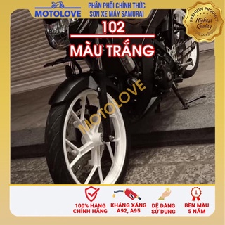 Sơn Sịt Samurai Chính Hãng Màu Trắng 102