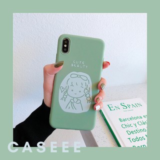 Ốp lưng iPhone vỏ mềm "girl" iPhone 6/7/8/X/XS/XSMax/XR