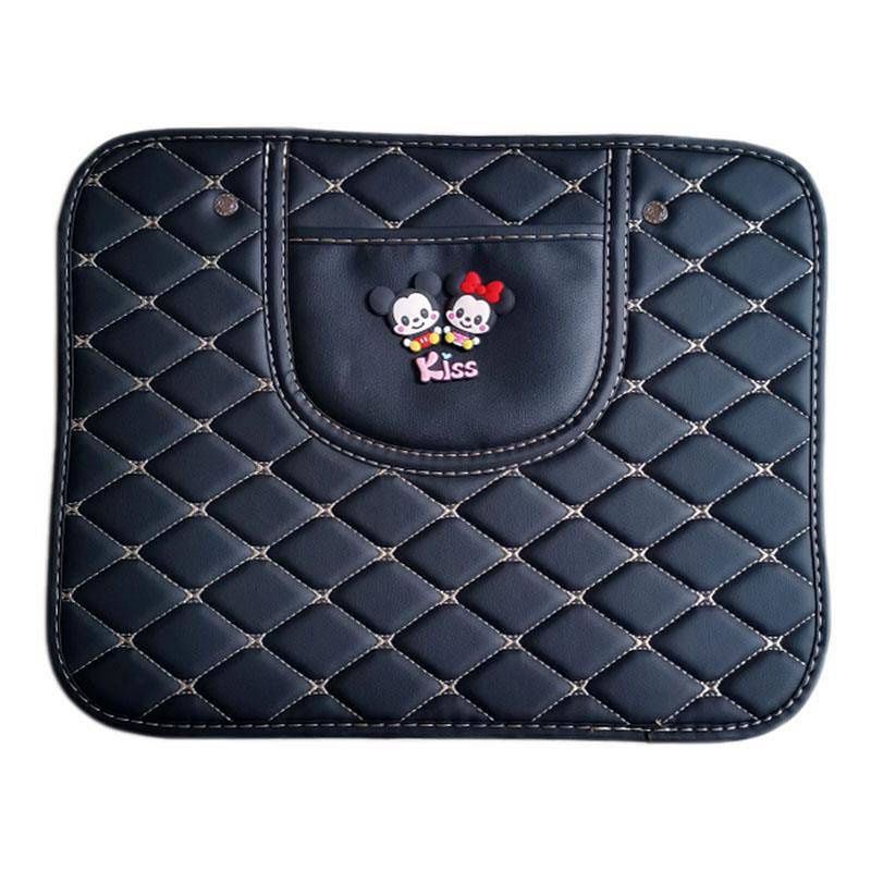 Creative Car Cartoon Protective Pad Seat Protective Pad Rear Row Anti-Dirty Anti-Wear Cushion Car Inner Chair Back Cute Anti-Kick Pad Auto department store supplies
