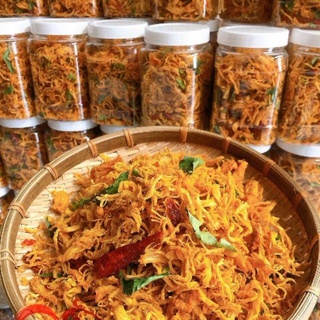 Khô gà lá chanh loại ngon hũ 500gr