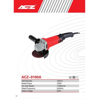 Máy mài cầm tay acz 9100, máy mài 1 tấc acz, máy mài góc 1 tấc