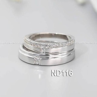 Nhẫn đôi nhẫn cặp bạc ND116