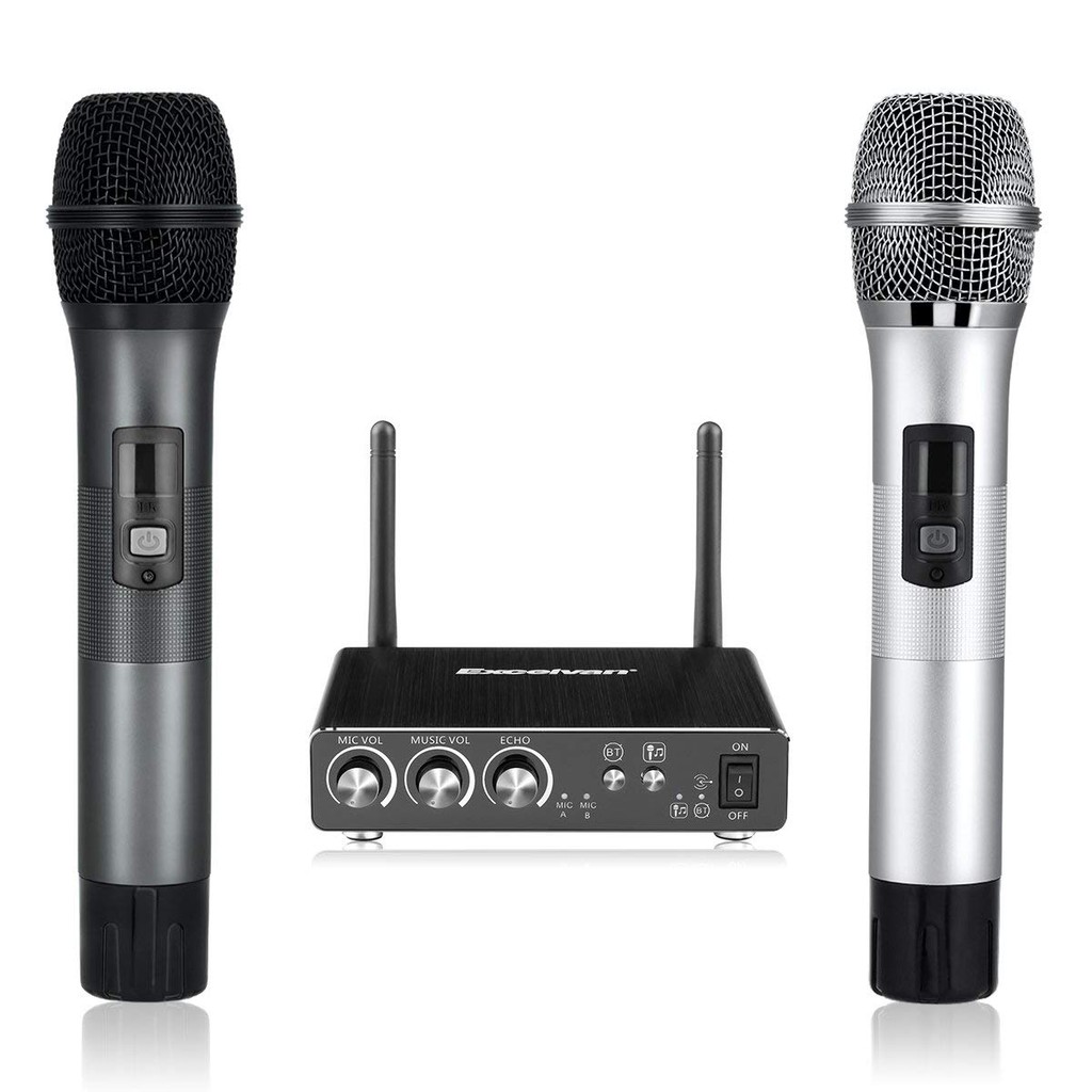 Micro karaoke Bluetooth cao cấp Excelvan K28