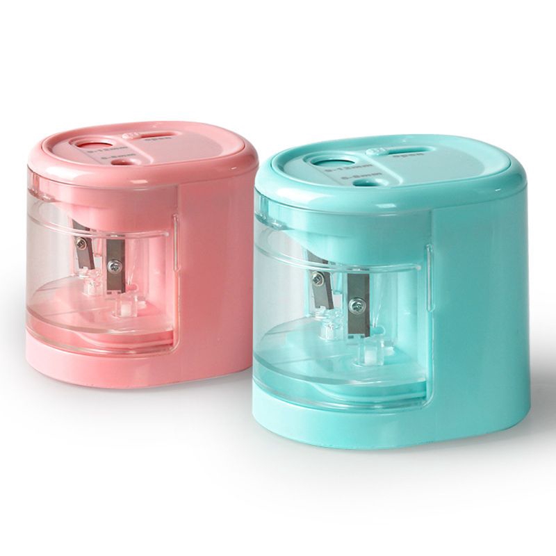 ST❀ Electric Pencil Sharpener Innovative Automatic Smart Double Hole School Office Stationery Student