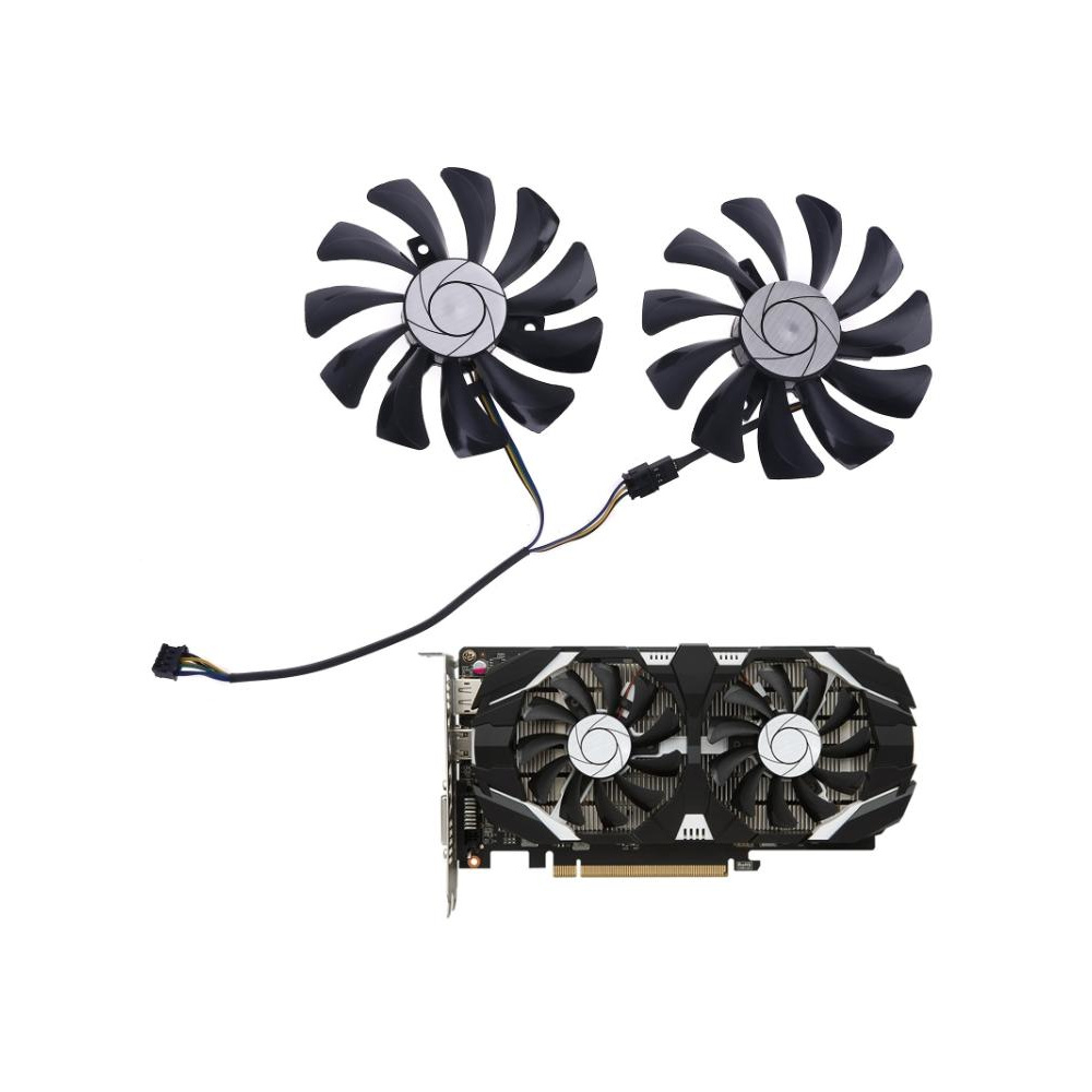 1 Cặp Quạt Tản Nhiệt 85mm Ha9010H12F-Z 4pin Cho Msi Gtx 1060 Oc 6g Gtx