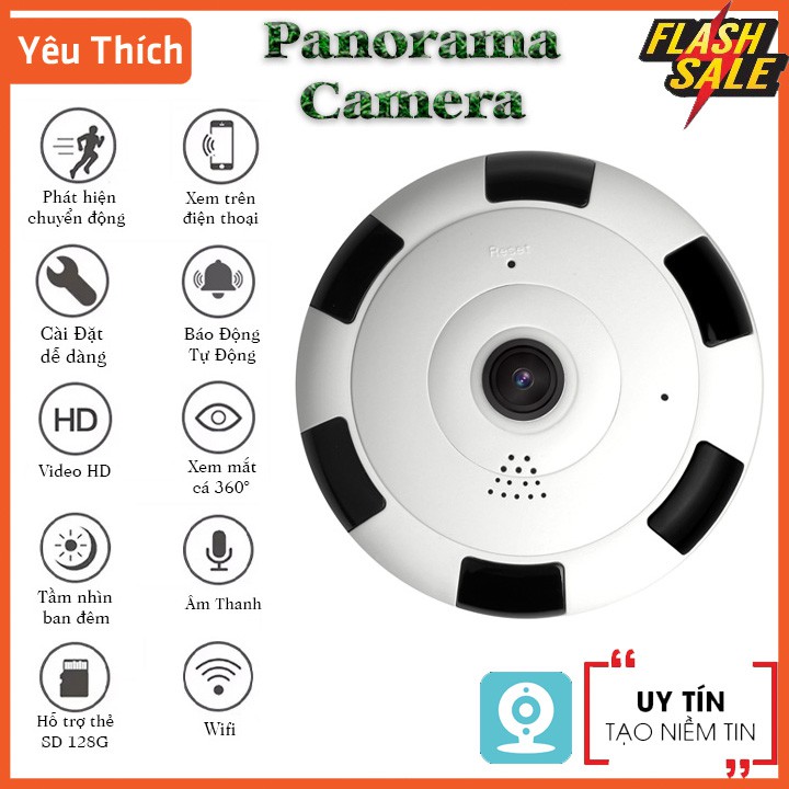 Camera Wifi V380 Pro Ốp Trần Xem Toàn Cảnh 360 độ Không Góc Chết - Mã Thẻ Nhớ Chuẩn Camera