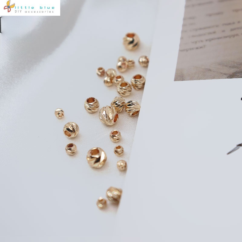 Chuỗi Hạt Bằng Đồng 14K Màu Sắc Dùng Làm Trang Sức diy