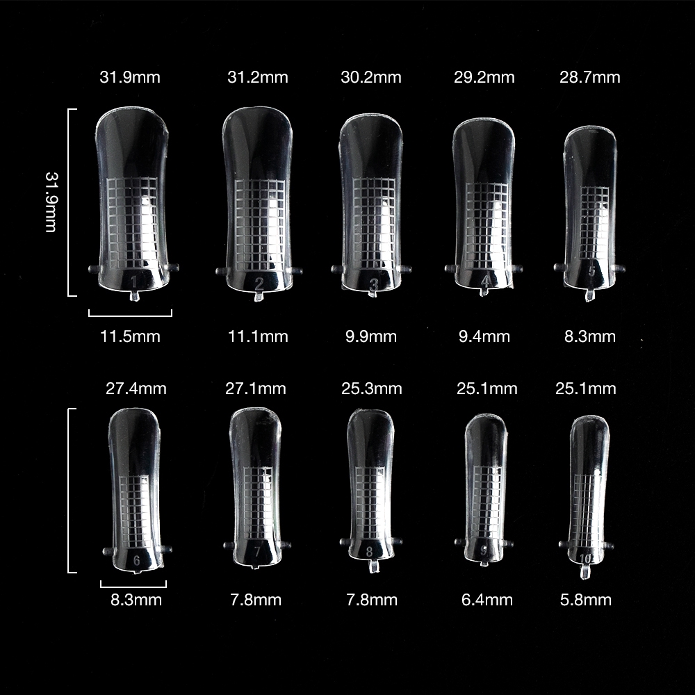 [Hàng mới về] 20 Khuôn đắp móng tay nghệ thuật