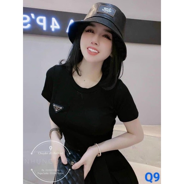 Áo Thun Nữ FREESHIP Áo Phông Nữ Panda Cổ Tròn Túi Ngực Chất Cotton Đẹp Siêu Mát Freesize Form vừa mã A32