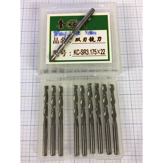 MŨI PHAY 2ME XOẮN KHẮC GỖ CNC Φ3.175 x 22