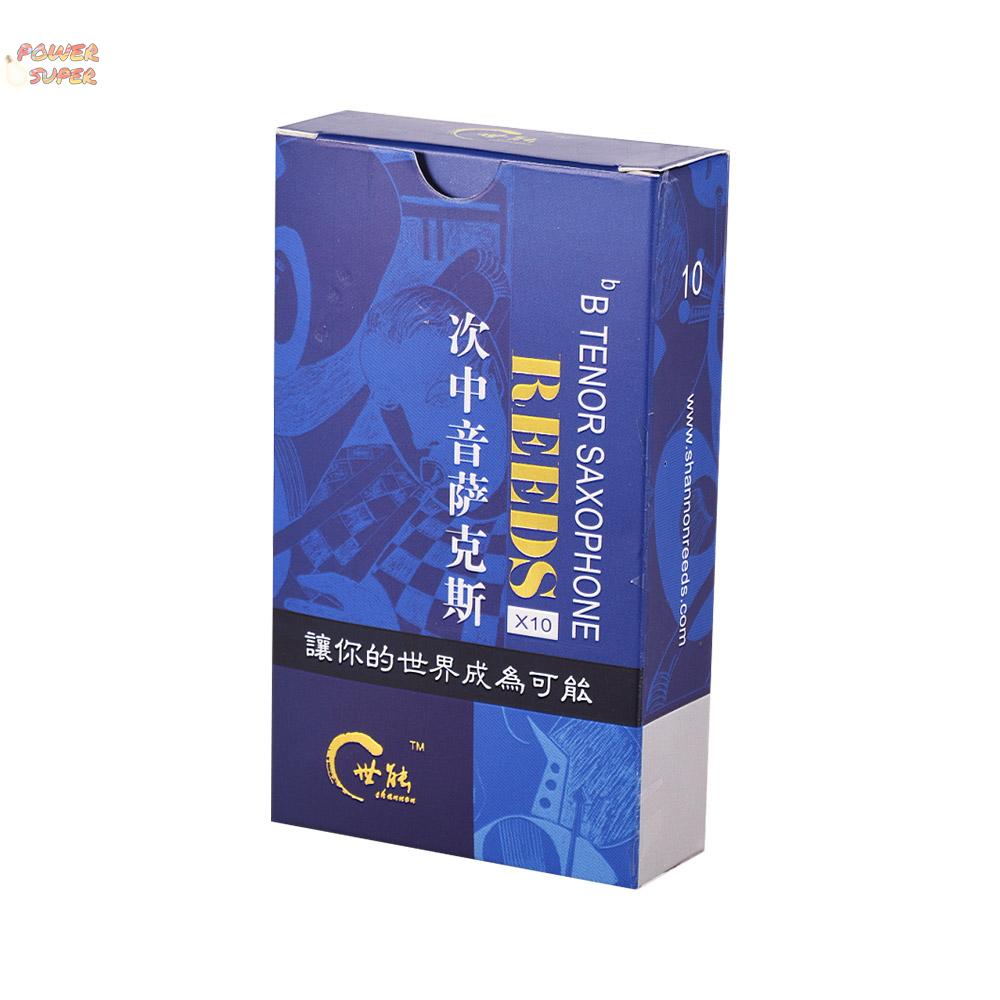 Classic Bb Tenor Saxophone Sax Reeds Strength 3.0 for Beginners, 10pcs/ Box