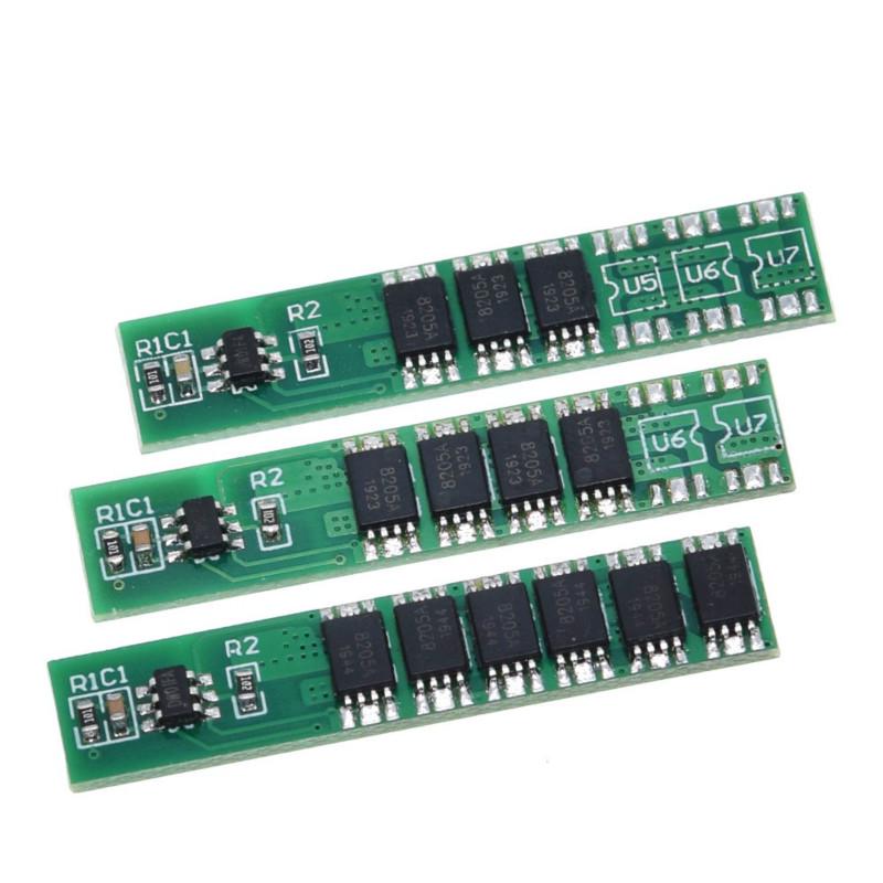 Bảng mạch bảo vệ pin Li-ion 3MOS 4MOS BMS 1S 7.5A 10A 3.7V