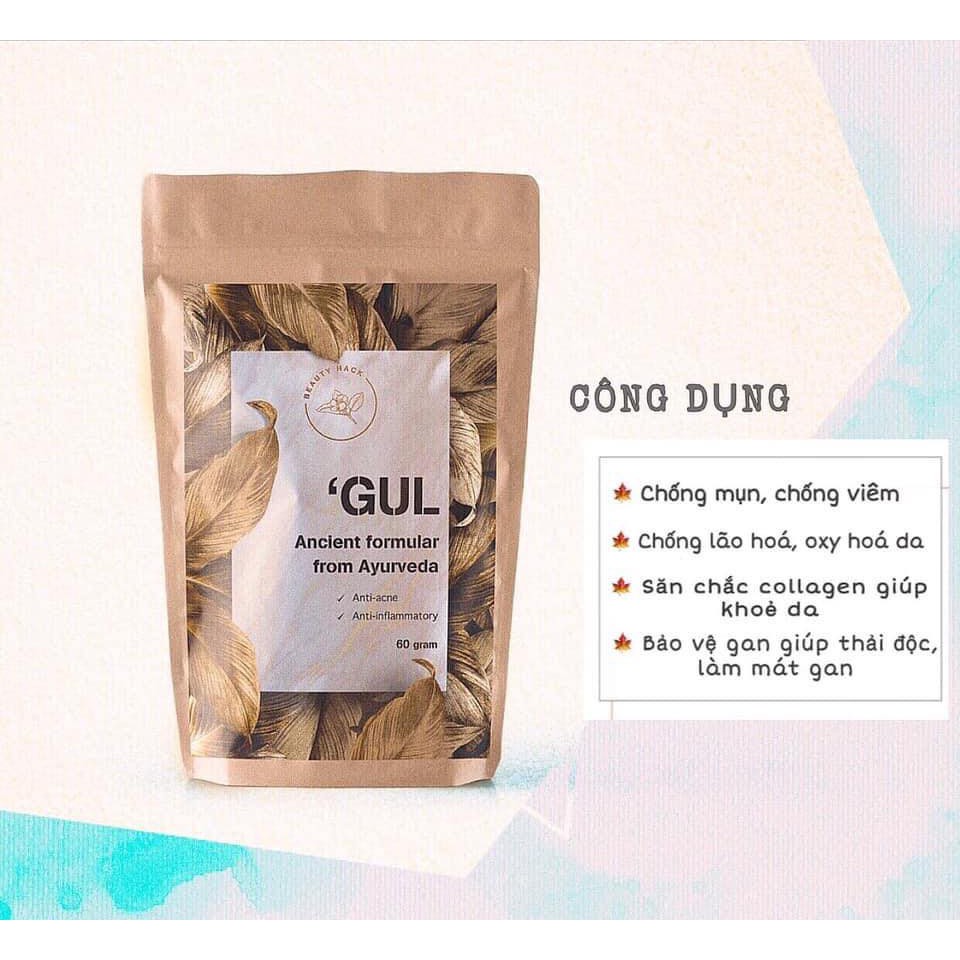 BỘT GUL - HỖ TRỢ CÁC VẤN ĐỀ VỀ MỤN