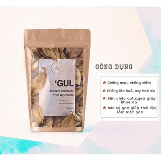 Bột gul - hỗ trợ các vấn đề về mụn