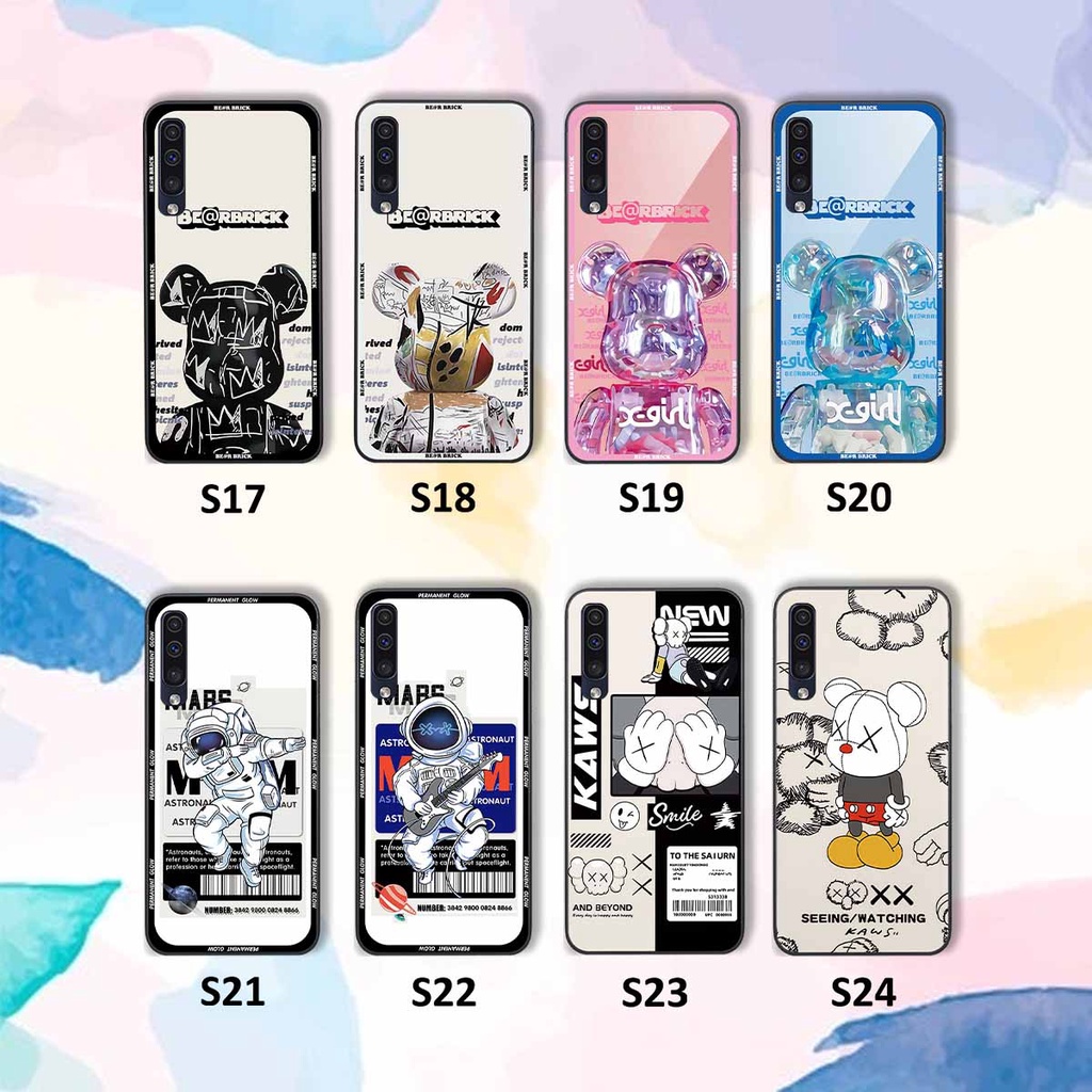 Ốp Samsung A30s / A50 / A50s / A70 be@r brick mars thời trang, ốp lưng điện thoại viền dẻo siêu chất