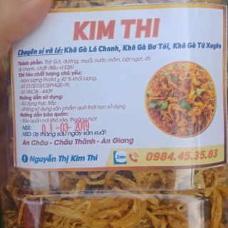 Khô gà lá chanh ,bơ tỏi