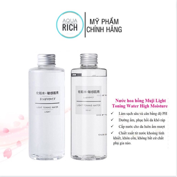 NƯỚC HOA HỒNG MUJI Nhật ( có Bill chính hãng) + Genie