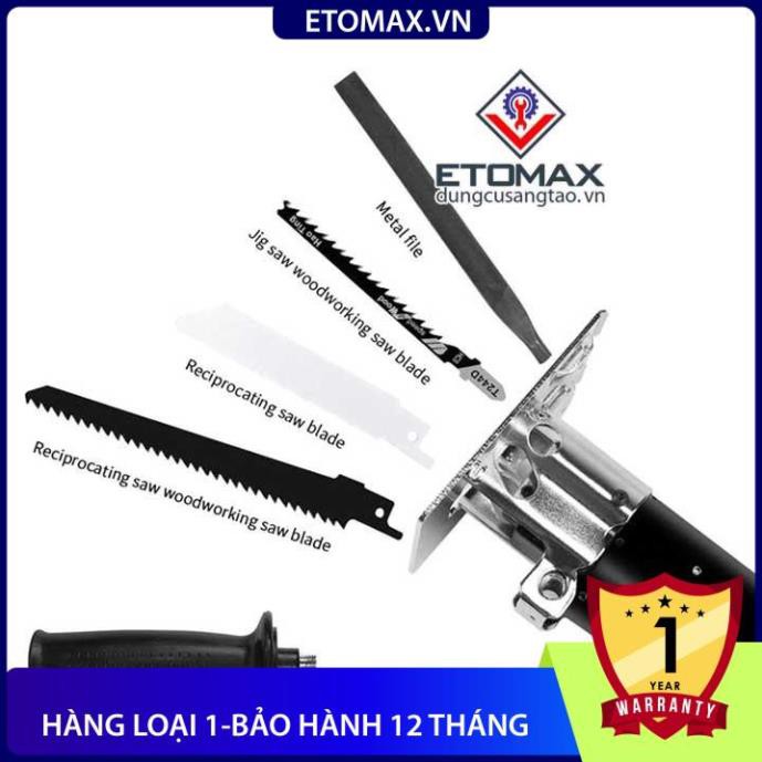 [Hàng loại 1-Bảo hành 12 tháng] Bộ phụ kiện chuyển máy khoan thành máy cưa lọng V2 ( ETOMAX )