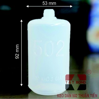 10 Bộ Vỏ Chai Keo 502, , Vỏ Chai 200gr