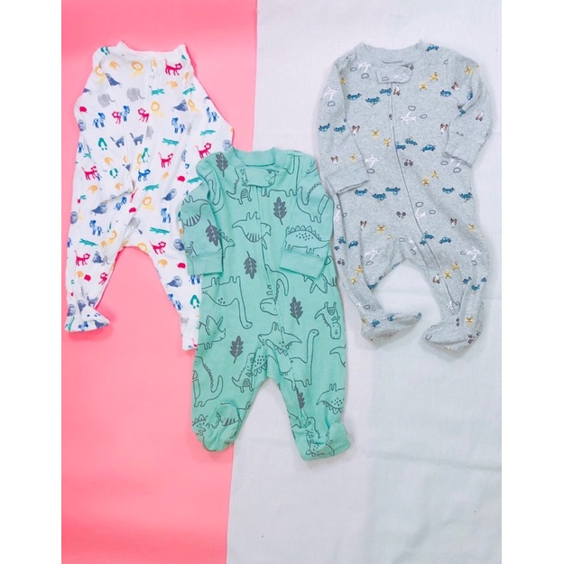 Body liền thân sleepsuit liền vớ Carter’s Geoger xuất dư xịn cho bé