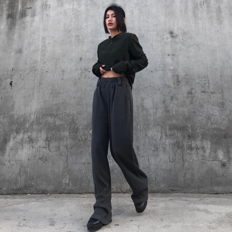 Quần dài thun gân unisex 67% - DADDY PANTS