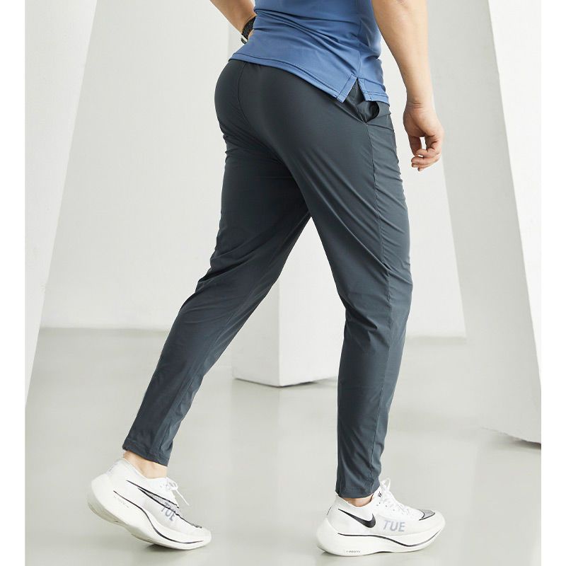 Quần Legging Thể Thao Bằng Lụa Mát Thời Trang Mùa Hè Dành Cho Nam