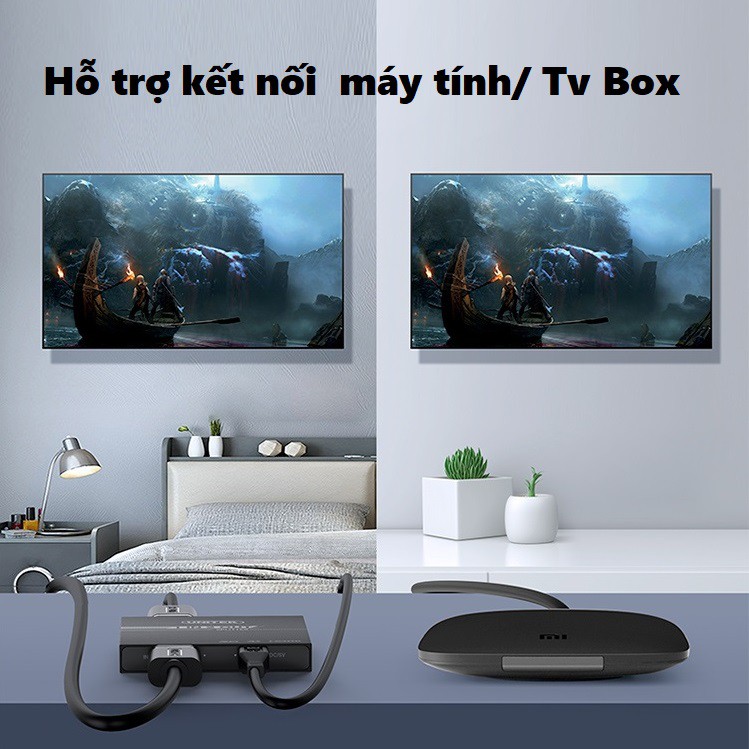 HDMI Splitter 1 in 2 out Unitek 116A - Bộ chia HDMI Unitek 1 vào 2 ra hỗ trợ 4k V116A
