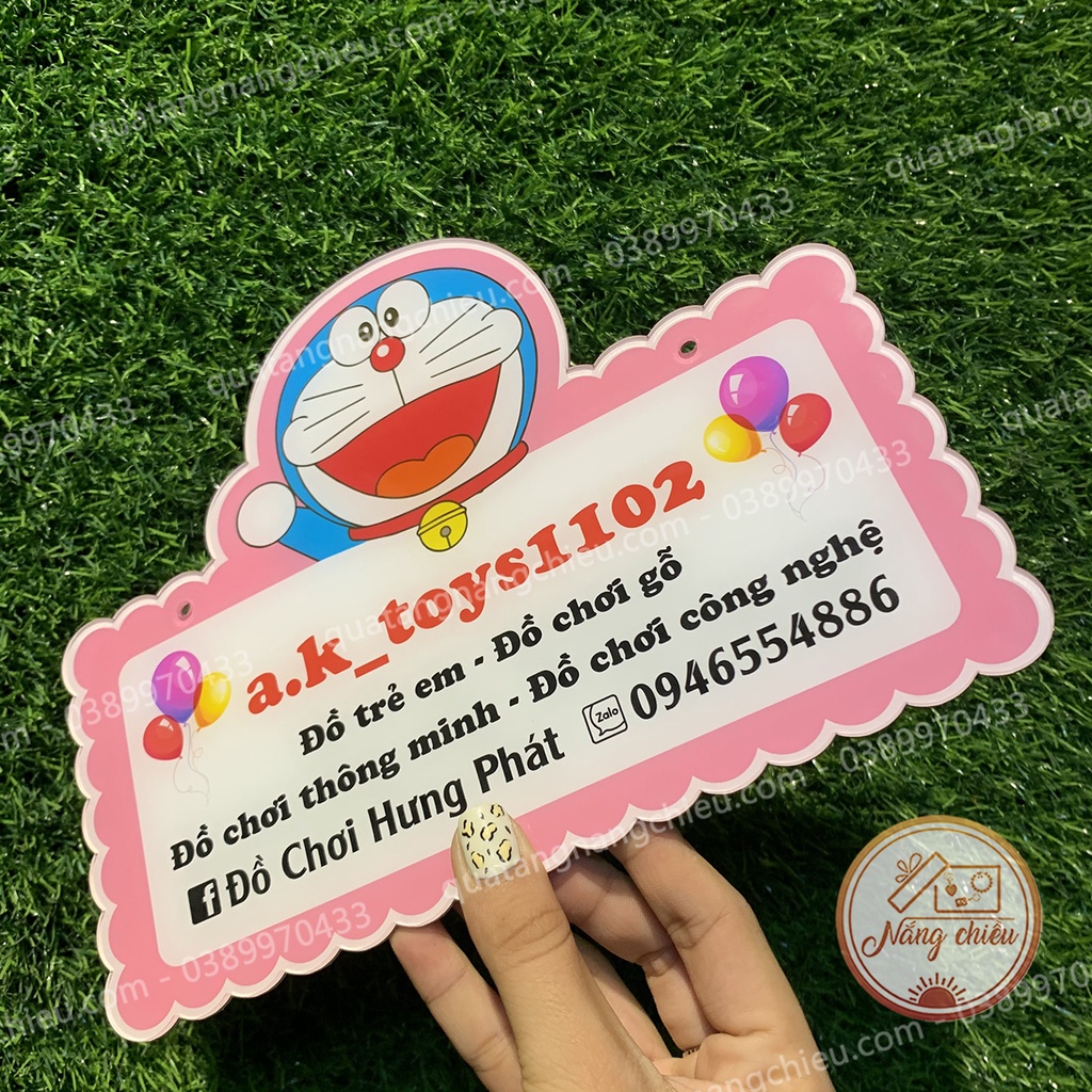 [BẢNG HIỆU MICA TRANG TRÍ] - Thiết kế và in thương hiệu shop theo yêu cầu - Free thiết kế