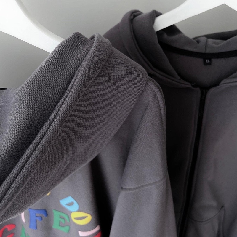 [sẵn] Áo Khoác Form Rộng Zip Kéo CBANA - pqk boutique