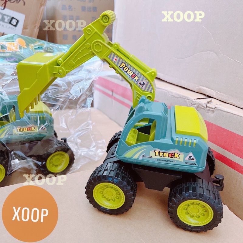 Đồ chơi! Xe cẩu múc bản 29cm contrucs -2022
